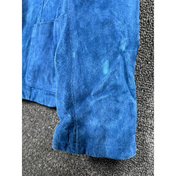 Chadwicks of Boston Jacket Womens 8 Suede Leather Blazer Lined Classic Pockets - Picture 3 of 7